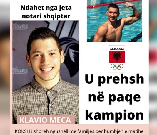 E trishtë/Sportisti shqiptar ndërron jetë papritur në moshën 24-vjeçare