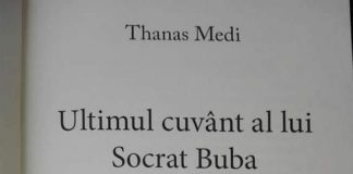 Romanul “Ultimul cuvânt al lui Socrat Buba” sub prezentarea lui Drăgan Stoianelovici