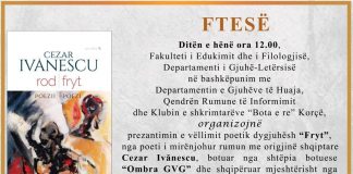 Volumul bilingv “Rod/Fryt”, de Cezar Ivănescu, a fost lansat la Korcea