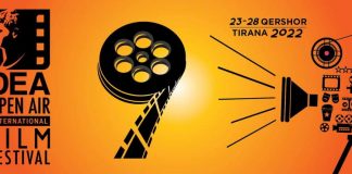 Are loc la Tirana Festivalul Internațional de Film DEA OPEN AIR ediția IX