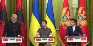 Prim-ministrul Albaniei și prim-ministrul Munte Negrului au vizitat Ucraina