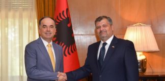 Întrevederea ambasadorului României E.S. Octavian Șerban cu președintele ales al Republicii Albania, E.S. Bajram Begaj