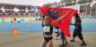 Campioana Europei Luiza Gega este primită cu onoare la Rinas