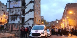 A fost deteriorat în timpul cutremurului din 2019 demolat un bloc în capitală