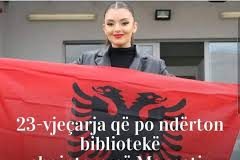 O studentă albaneză din MN întreprinde inițiativa de a deschide o bibliotecă în Manastir