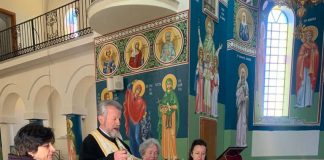 Slujbă pentru Papa Lambru Balamace la Biserica Aromână “Schimbarea la Față”