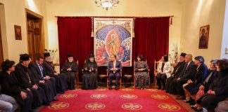 Președintele Albaniei E.S. Bajram Begaj a sărbătorit Paștele Ortodox la Corcea