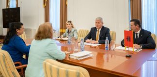 Întâlnire oficială între ministrul Afacerilor Interne al României și ambasadoarea Republicii Albania la București