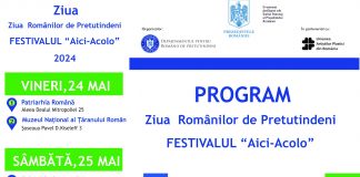 Festivalul ”Aici-Acolo” cu prilejul Zilei Românilor de Pretutindeni are loc la București
