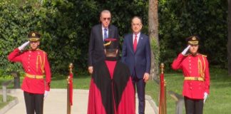 Presedintele Turciei Recep Tayyip Erdogan vizită oficială în Albania