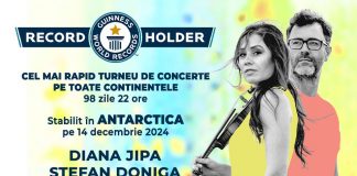 GUINNESS WORLD RECORDS a omologat performanța muzicienilor români Diana Jipa și Ștefan Doniga
