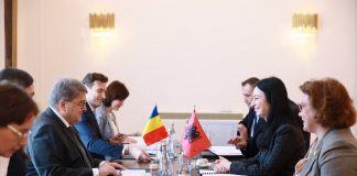 Ministrul adjunct pentru Europa și afaceri externe al Republicii Albania, vizită la București