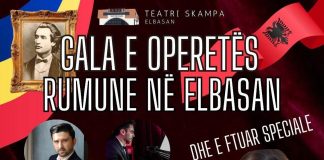 Gala Operetei Române la Teatrul Skampa din Elbasan