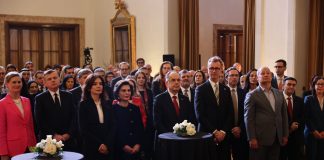 Președintele Albaniei, Bajram Begaj, recepție oficială pentru reprezentanții Corpului Diplomatic