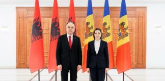 Președinta Republicii Moldova, Maia Sandu, l-a găzduit la Chișinău pe Președintele Republicii Albania, Bajram Begaj