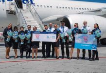 Primul zbor direct Tirana–Toronto, un moment istoric pentru aviația albaneză