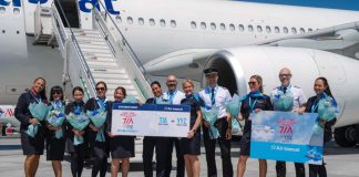 Primul zbor direct Tirana–Toronto, un moment istoric pentru aviația albaneză