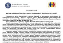 Manual de dialect aromân pentru studiu universitar – nivel avansat (C1). Patrimoniu cultural și lingvistic