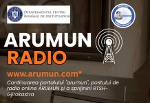 Comunicat de presă privind lansarea proiectului „Continuarea portalului “arumun”, postului de radio online ARUMUN și a sprijinirii RTSH-Gjirokastra”