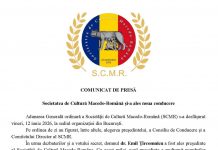Societatea de Cultură Macedo-Română și-a ales noua conducere