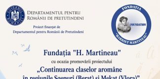 Prezentare proiect: Continuarea claselor de aromână în regiunea Sqepur, Berat și în regiunea Mekat, Vlora