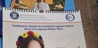 Proiectul „Continuarea claselor aromâne în regiunea Sqepur, Berat și în regiunea Mekat, Vlora”, prezentat de Ziua Limbii Române