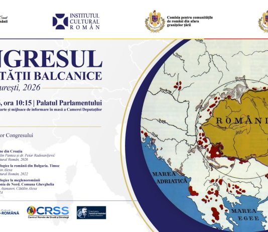 Congresul Românității Balcanice, organizat la Palatul Parlamentului: reprezentanți ai comunităților românești istorice din Balcan se reunesc la București