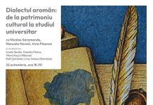 Conferința “Dialectul aromân: de la patrimoniu cultural la studiul universitar”, la Palatul Suțu