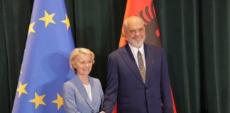 Președintele Comisiei Europene, Ursula von der Leyen vizitează Tirana